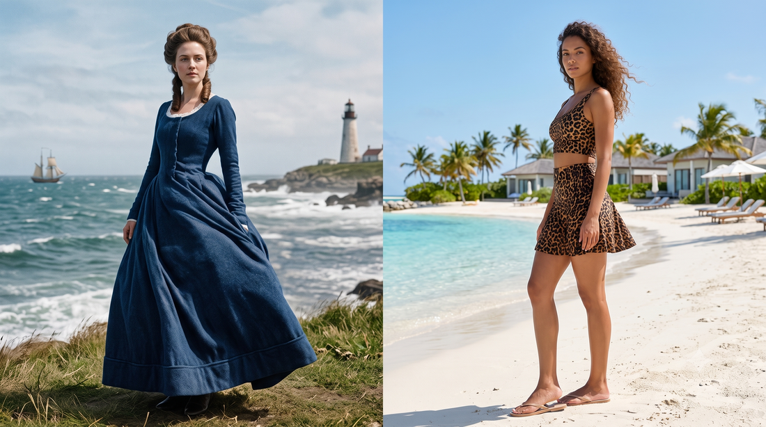 250 Years of Coastal Style: 1776 Beachwear to Modern Resortwear