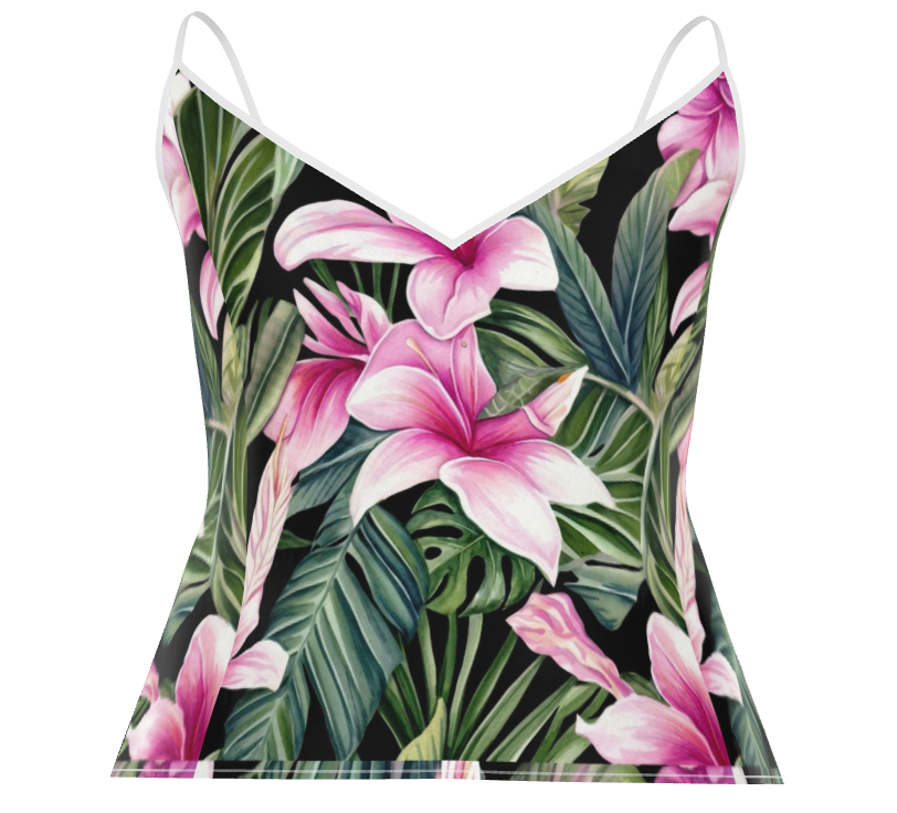 Coastal 1776 Hibiscus Tropical Camisole Top