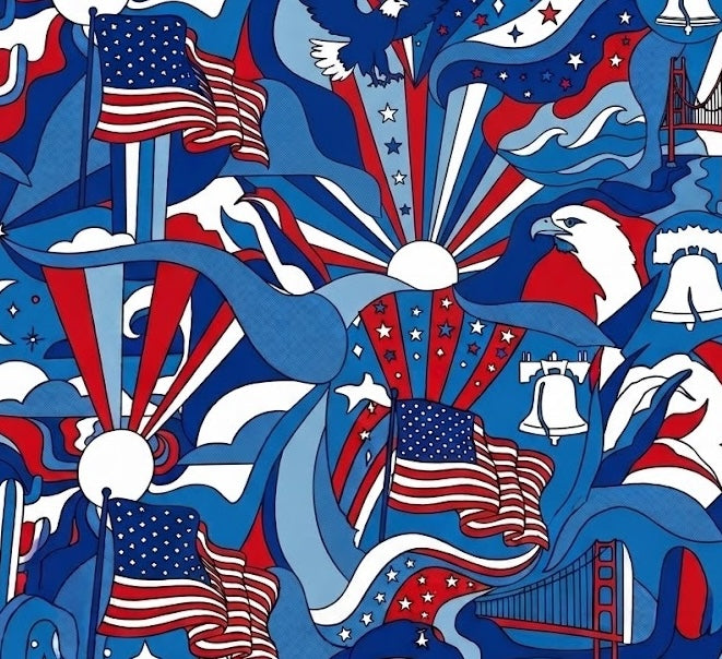 1776 Heritage Wrap Tea Dress