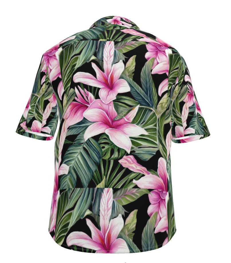 Coastal 1776 Men's Hibiscus Linen Resort Shirt