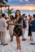 Electrifying Lightning Bolt Cocktail Tea Dress | Coastal 1776