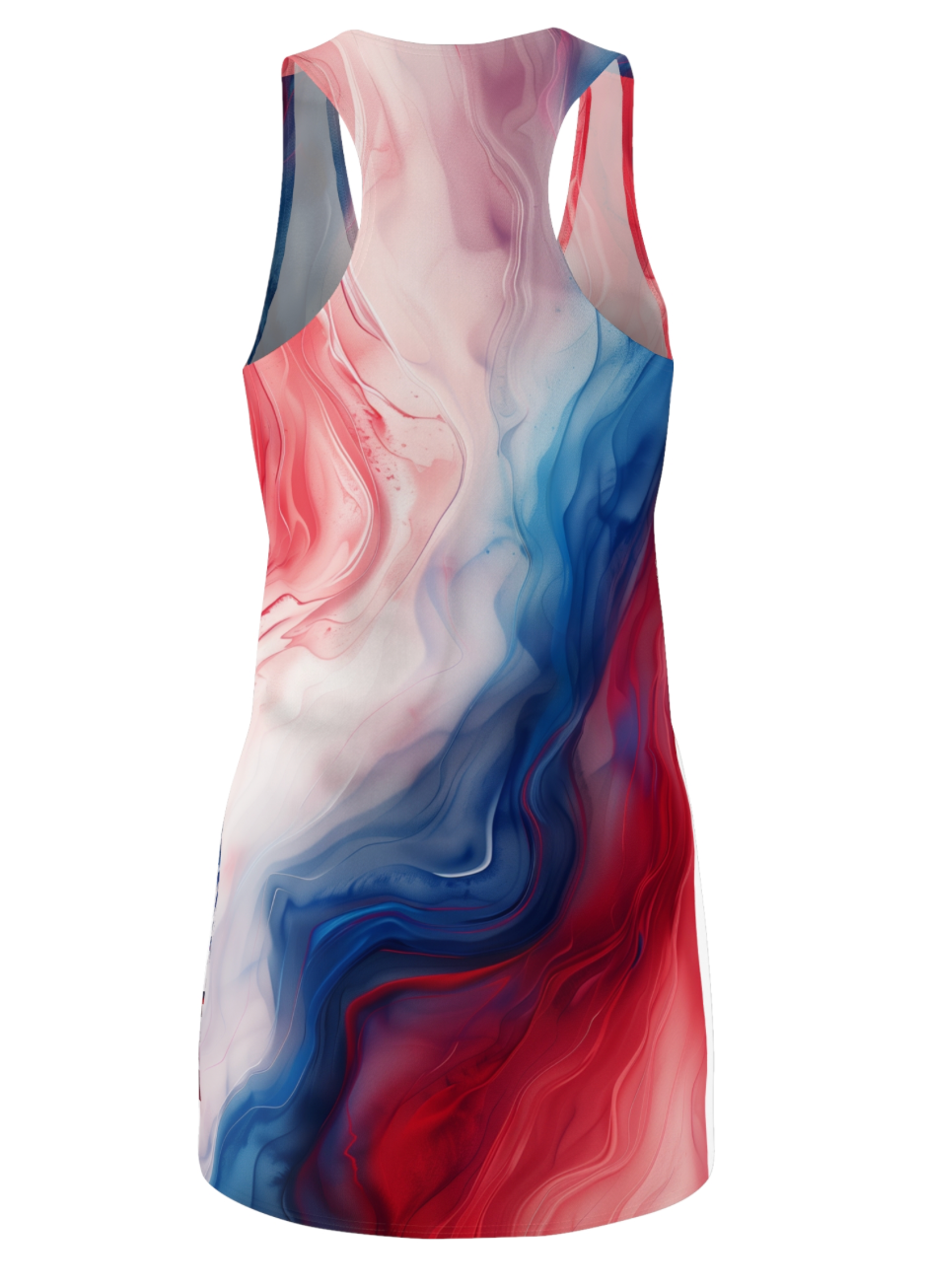 Coastal 1776 Women's Marble Racerback Dress