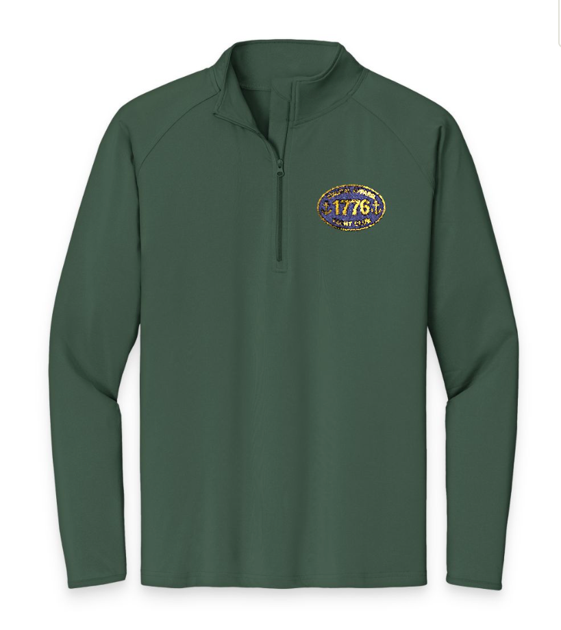 Coastal 1776 Men's 1/4 Zip - Yacht Club Performance Pullover