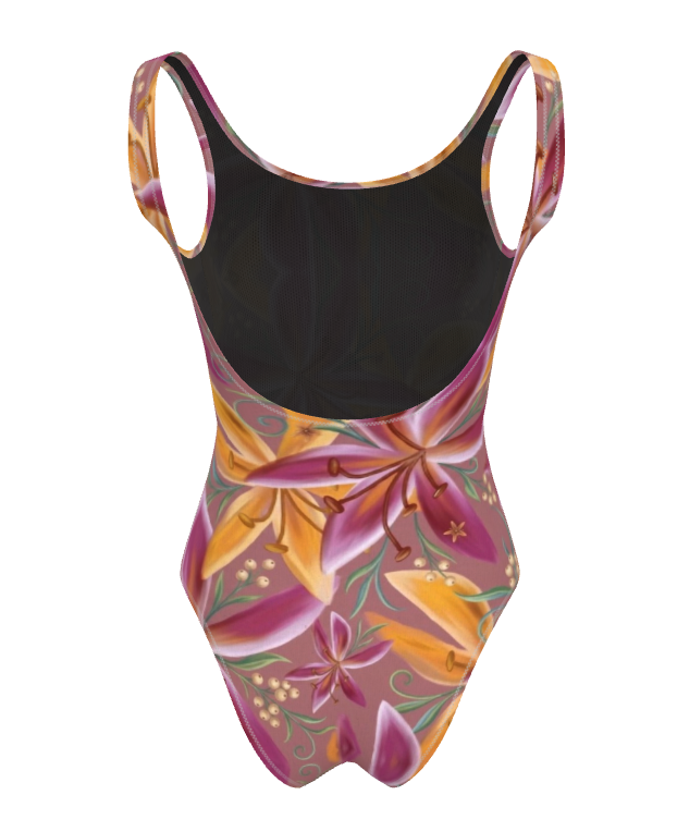 Maldives Floral Women's One-Piece Swimsuit