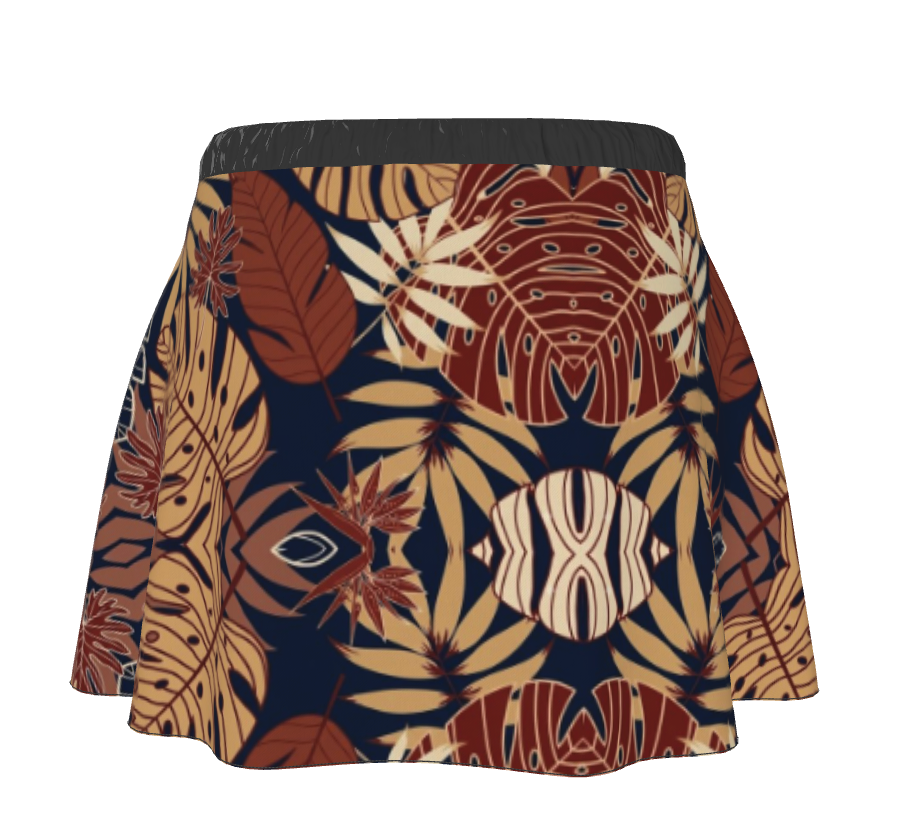 Coastal 1776 Botanical Crop Top & Skirt Set
