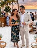 Coastal 1776 Golden Emerald Long Slip Dress