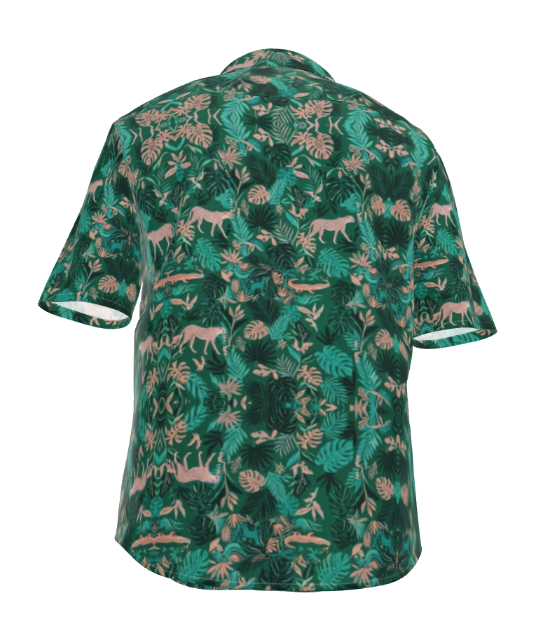 Men's Coastal 1776 Emerald Jungle 2-Piece Cabana Set