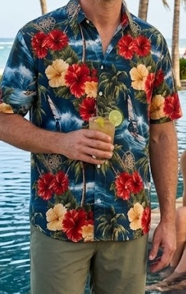 Coastal 1776 Windsurfer Short Sleeve Shirt