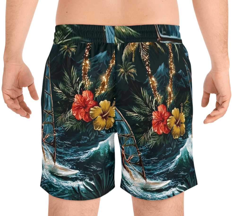 Coastal 1776 Windsurfer Performance Swim Trunks