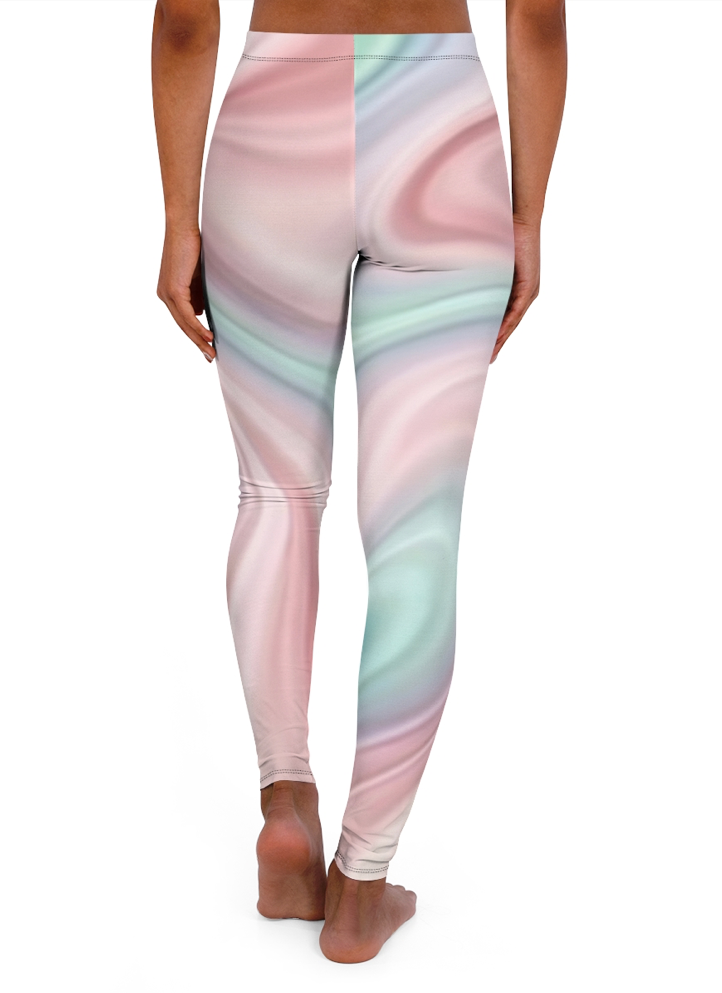 Coastal 1776 Pastel Yoga Leggings — High Waist Women's Activewear
