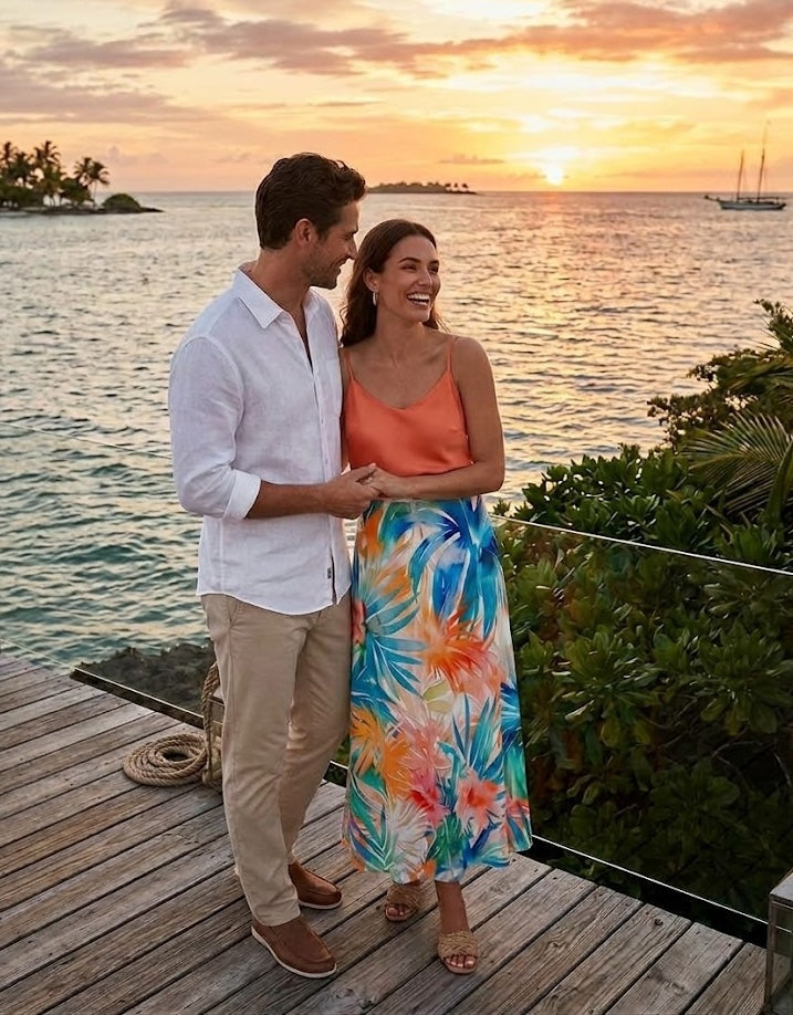 The Palm Beach Flora Skirt Dress