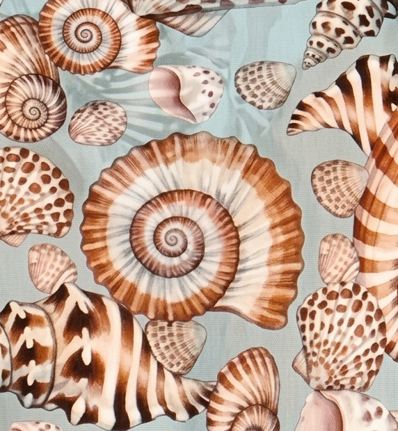 Seashell Print Recycled Lycra Bikini Set