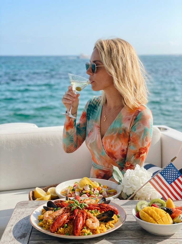Royal Orchid Palm Beach Wrap Dress