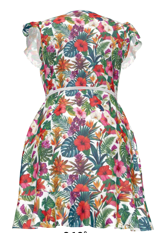 Coastal 1776 Resort Wrap Tea Dress