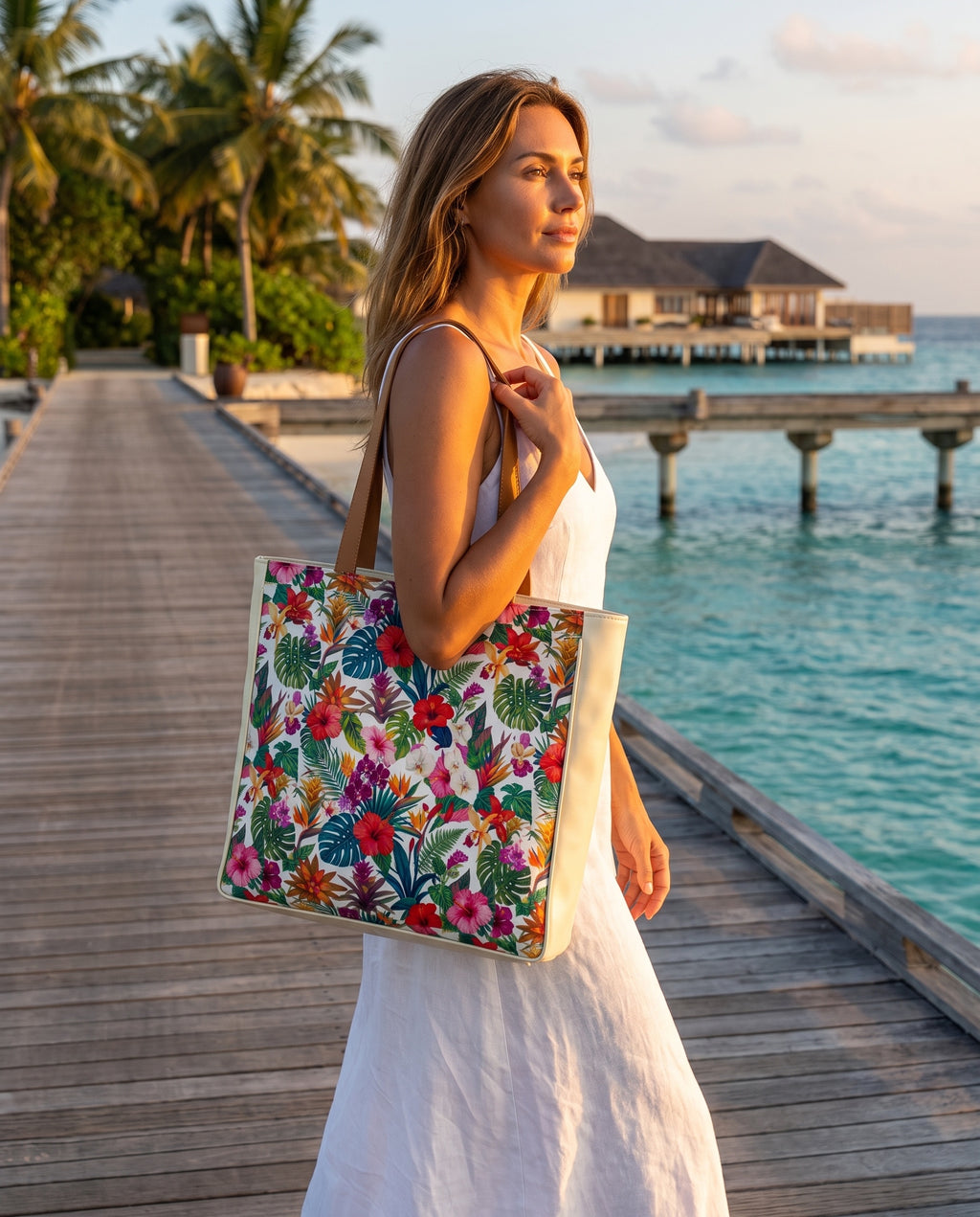 The Coastal 1776 Luxury Resort Tote Bag