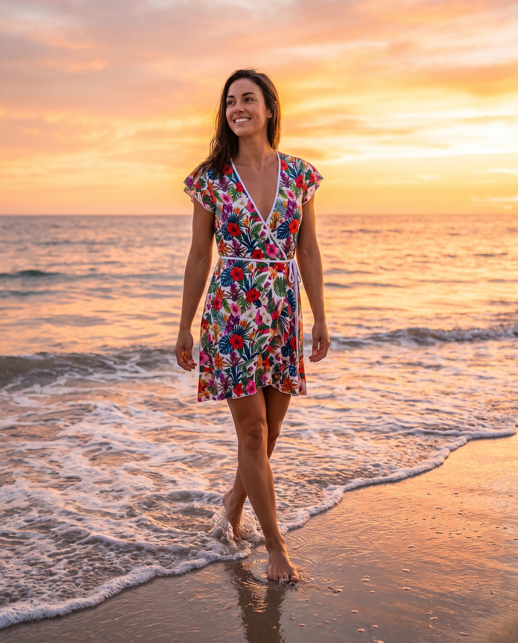 Coastal 1776 Resort Wrap Tea Dress