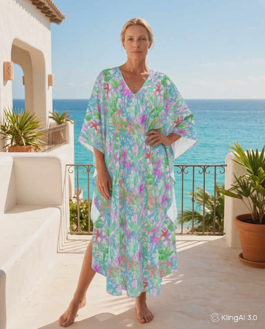 Coastal 1776 "Seashell Dream" Resort Kaftan